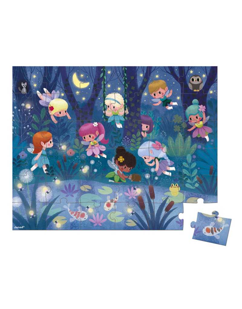 PUZZLE HADAS Y NENÚFARES 36 PZS