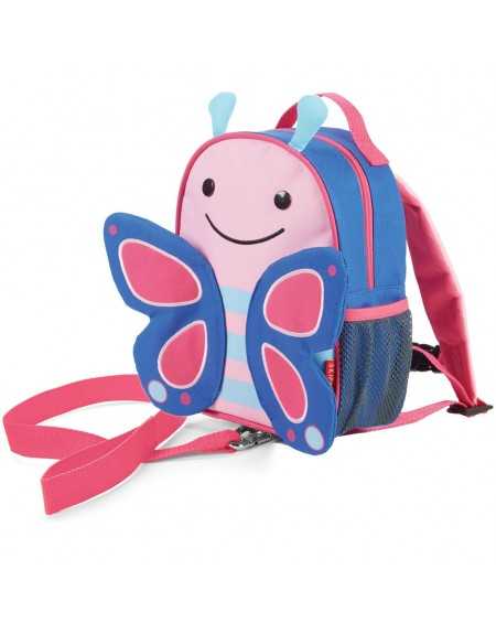 MINI MOCHILA CON ARNÉS MARIPOSA
