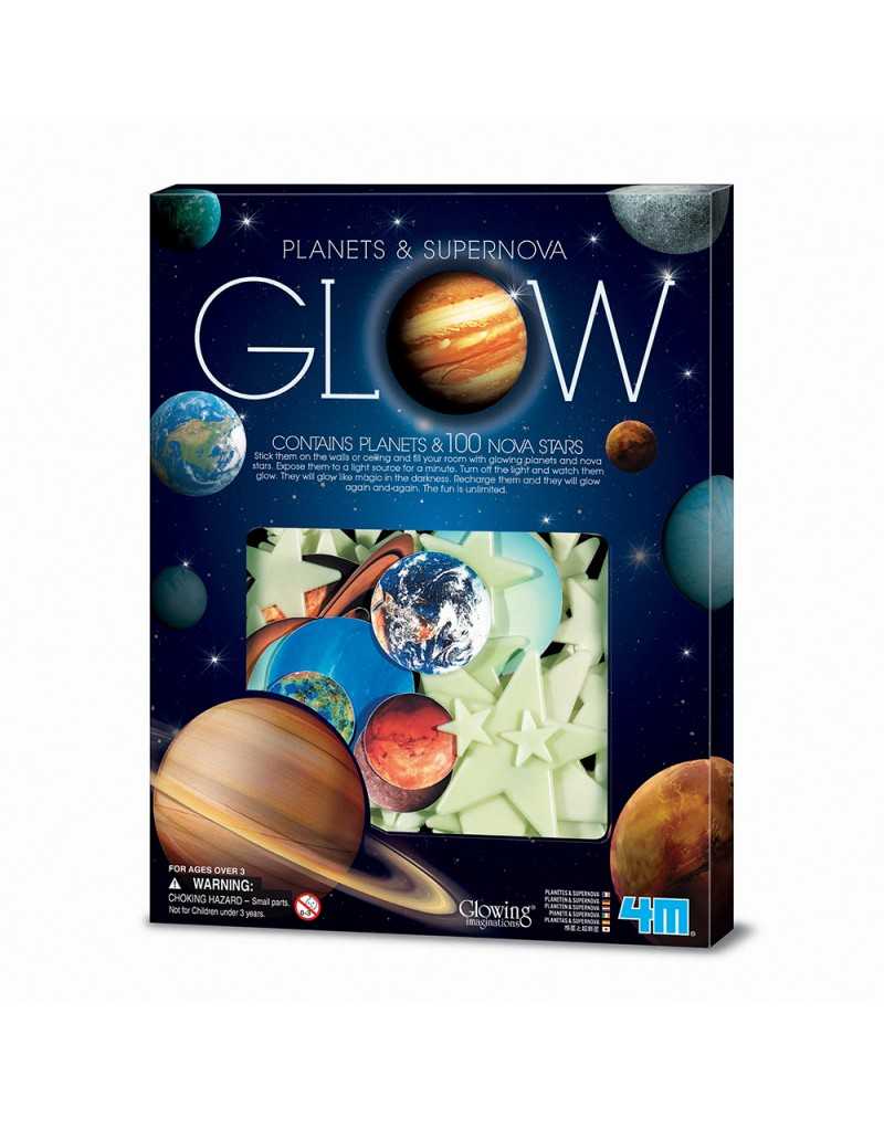 SUPER NOVA Y PLANETAS BRILLANTES