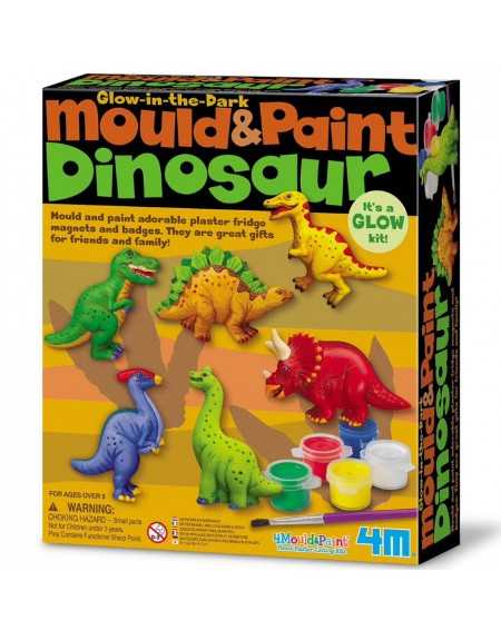 MOLDEA Y PINTA DINOSAURIOS