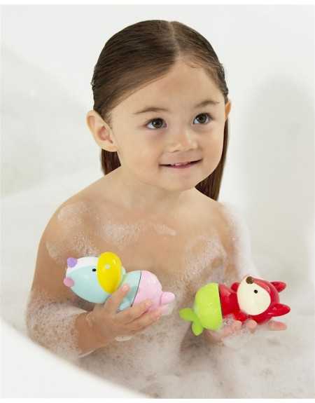 JUGUETE DE BAÑO UNICORNIO Y ZORRO