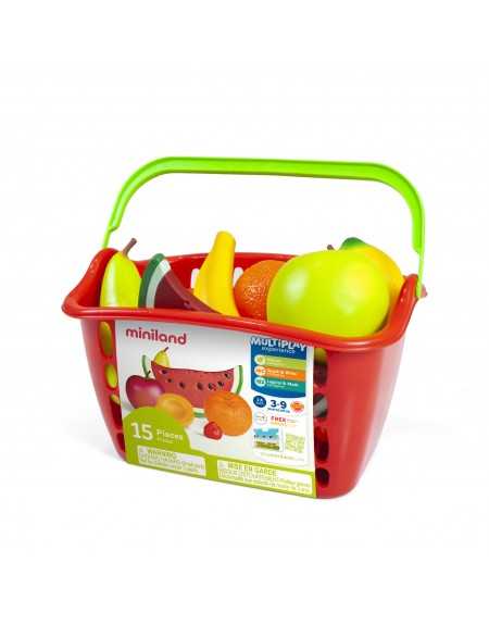 CESTA DE FRUTAS -15 UNIDADES-