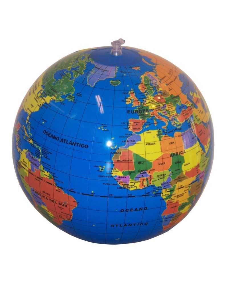 GLOBO TERRÁQUEO HINCLABLE 30 CM