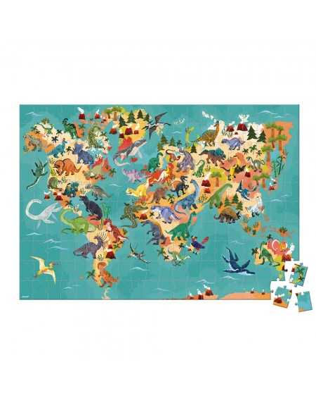 PUZZLE EDUCATIVO LOS DINOSAURIOS 200 PZS