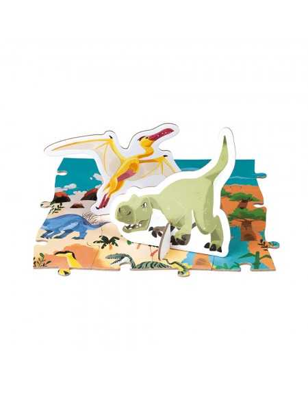 PUZZLE EDUCATIVO LOS DINOSAURIOS 200 PZS