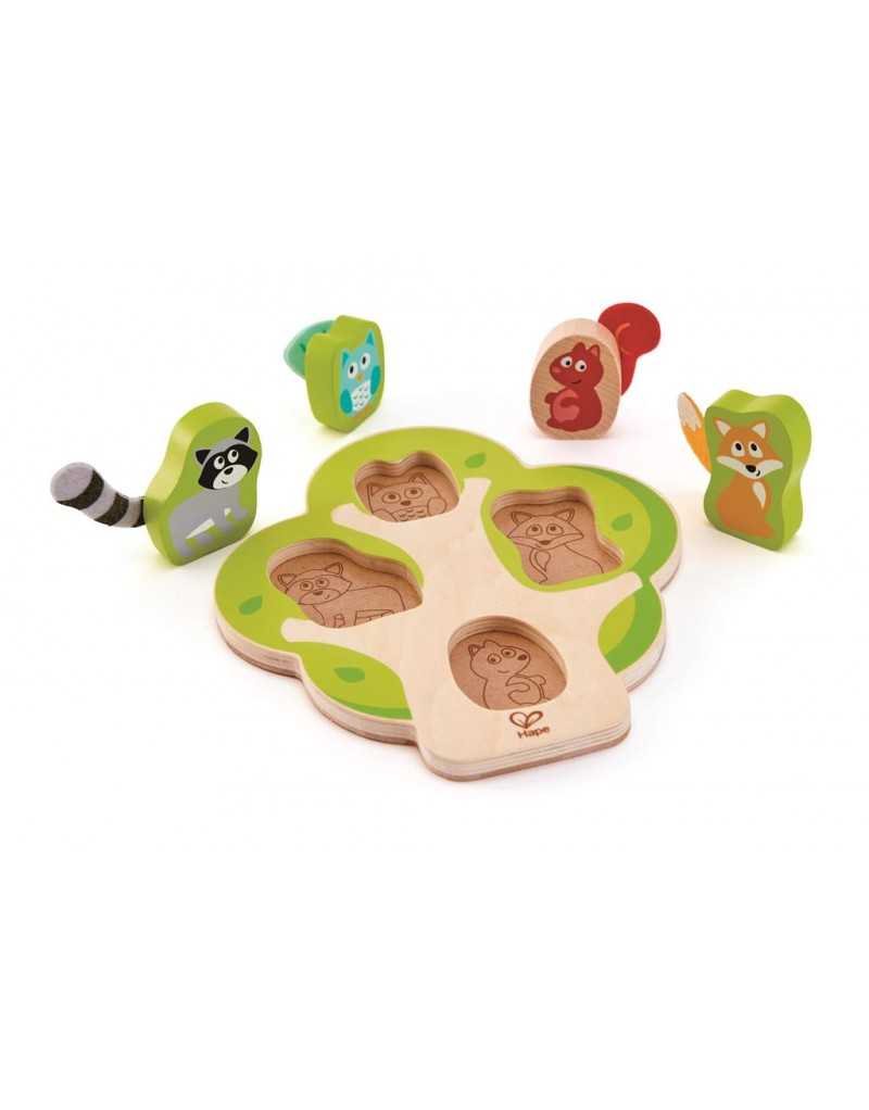 PUZZLE DESCUBRE QUIEN ESTÁ EN EL ÁRBOL